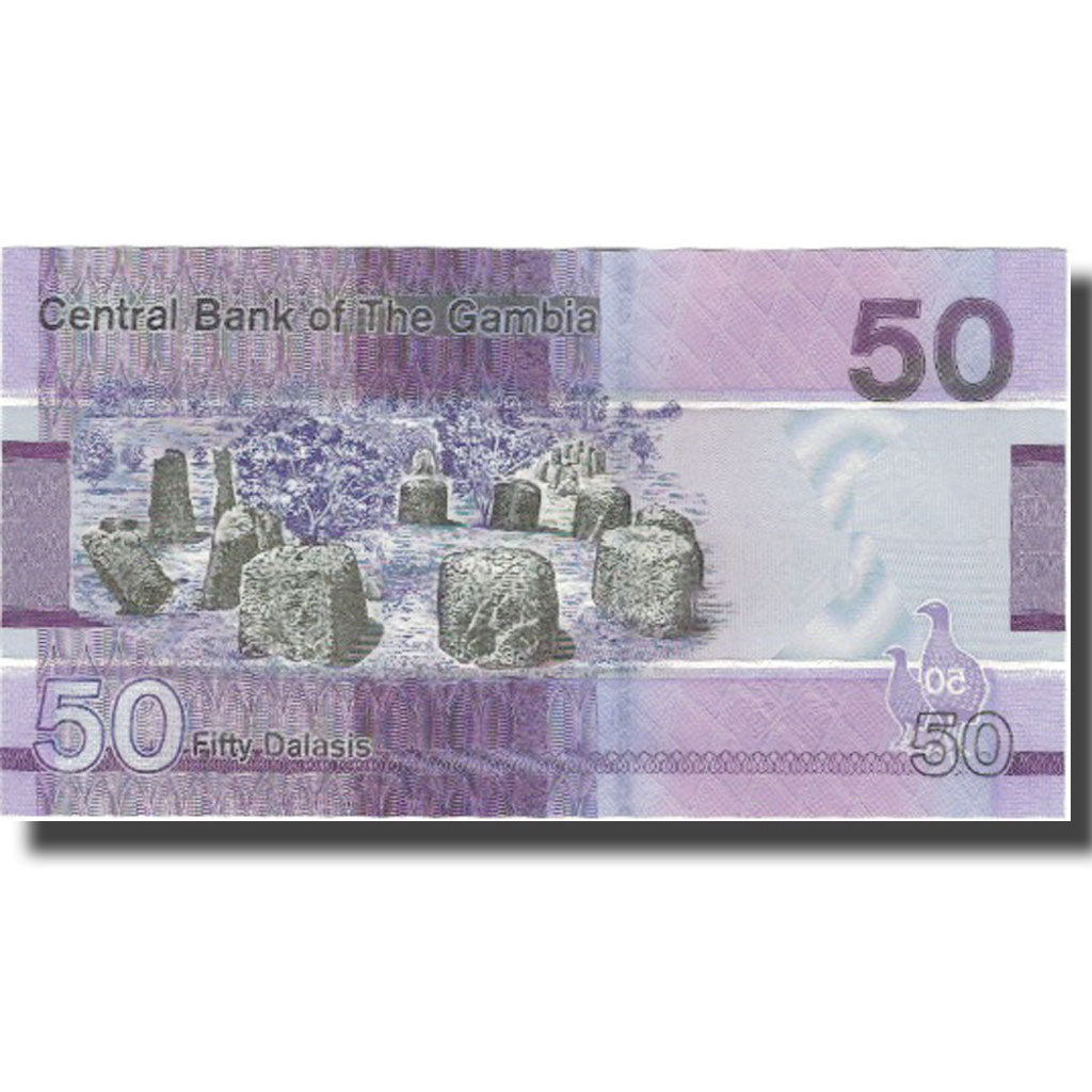 Banknot, Gambia, 50 Dalasis, 2019, 2019, UNC(65-70)