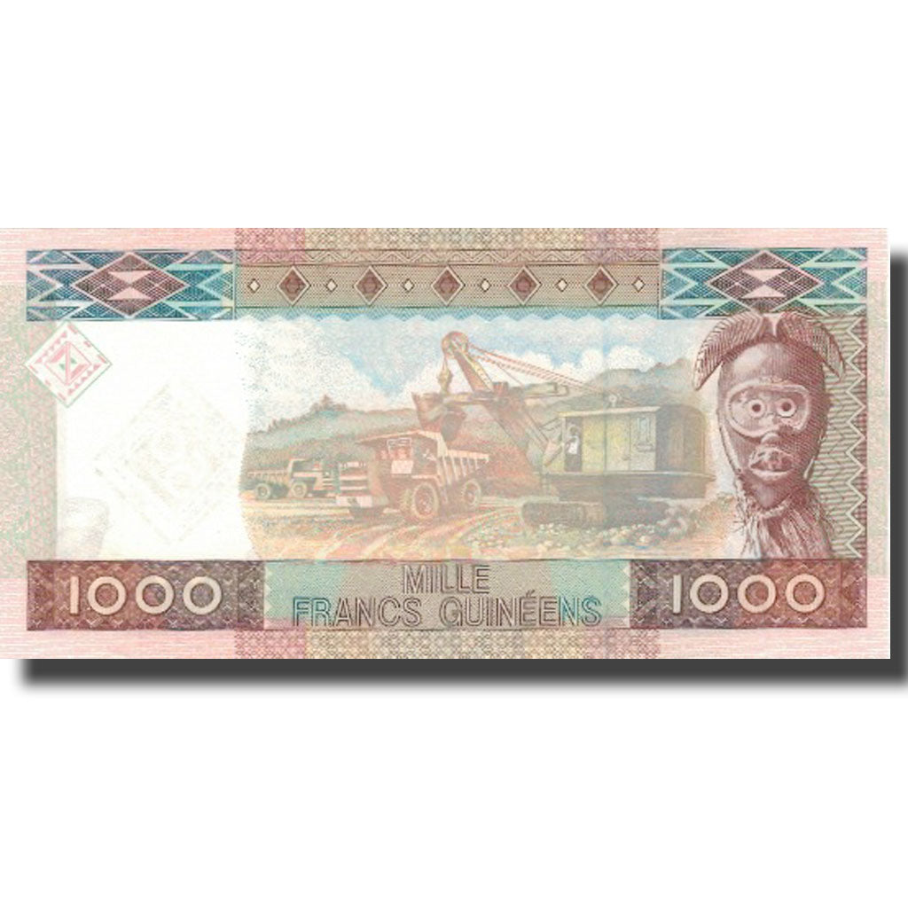 Nota, Guiné, 1000 Francs, 1960, 1960-03-01, KM:43, UNC(65-70)