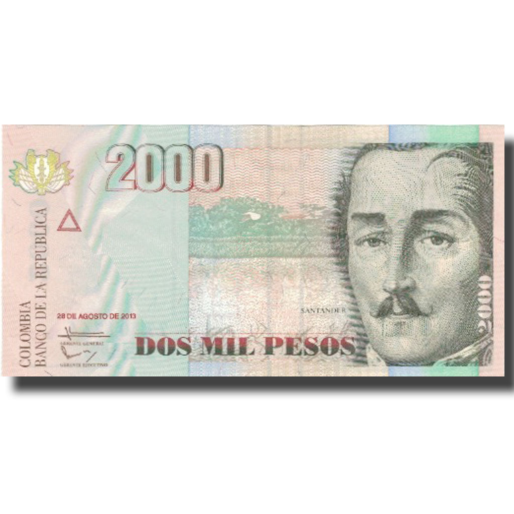Banknote, Colombia, 2000 Pesos, UNC(65-70)