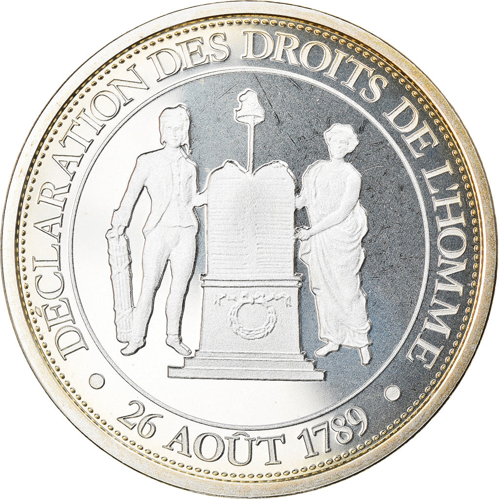 France, Médaille, Révolution Française, Déclaration des Droits de l'Homme
