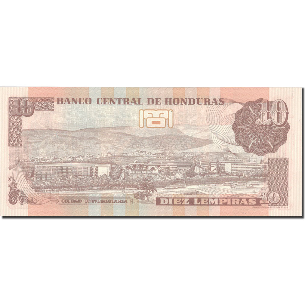 Banknot, Honduras, 10 Lempiras, 2006, 2006-07-13, KM:86d, UNC(65-70)