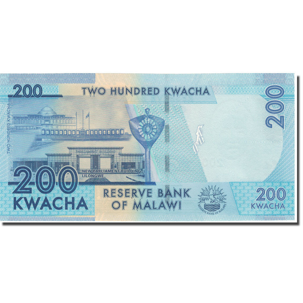 Banknot, Malawi, 200 Kwacha, 2016, 2016-01-01, UNC(65-70)