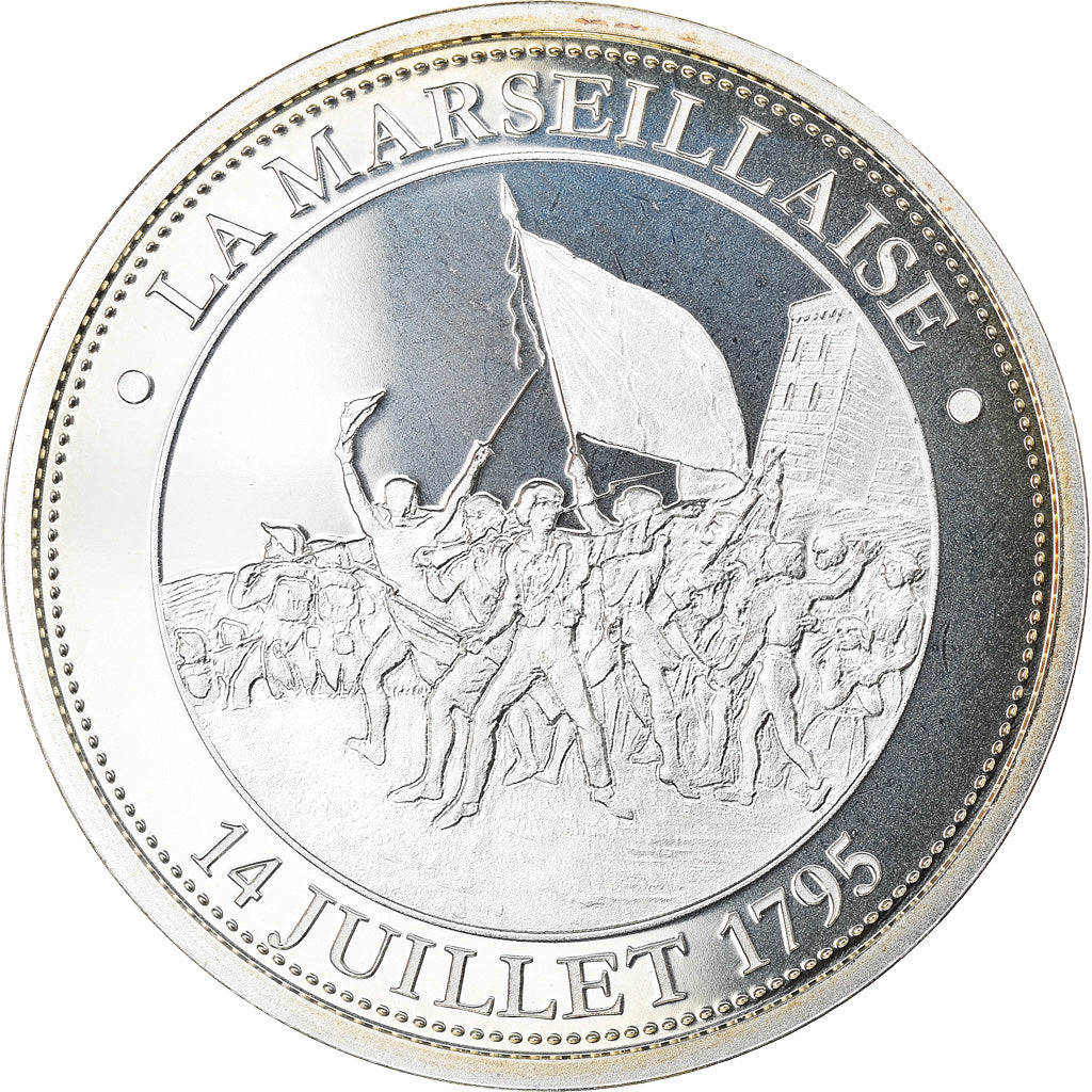 France, Medal, Révolution Française, La Marseillaise, History, MS(65-70)