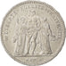 Monnaie, France, Hercule, 5 Francs, 1876, Bordeaux, TTB, Argent, KM:820.2