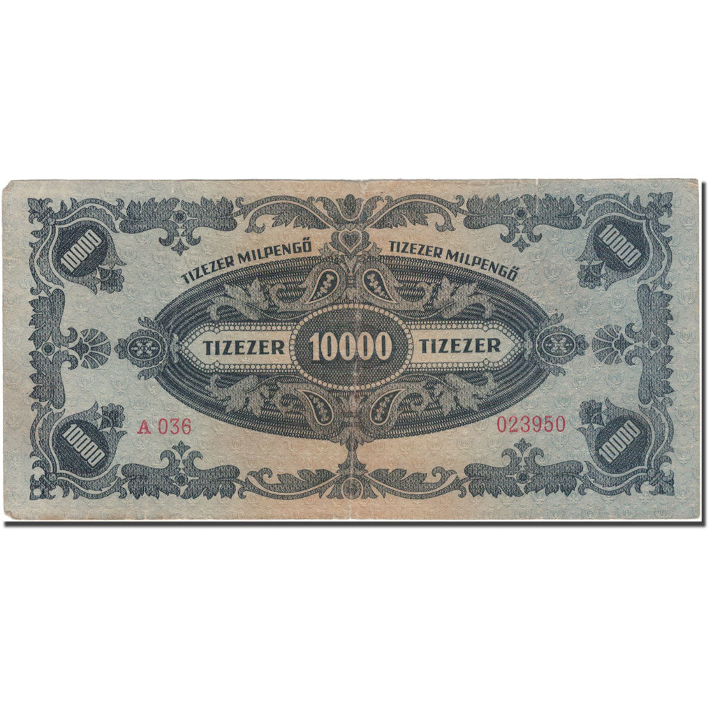 Banknot, Węgry, 10,000 Milpengö, 1946, 1946-04-29, KM:126, VF(30-35)