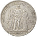 Coin, France, Hercule, 5 Francs, 1877, Bordeaux, VF(20-25), Silver, KM:820.2
