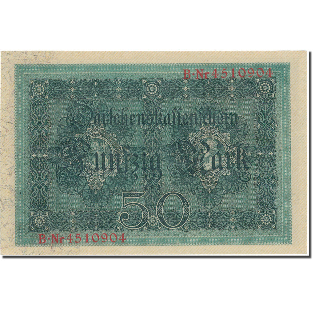 Billete, 50 Mark, 1914, Alemania, 1914-08-05, KM:49b, SC