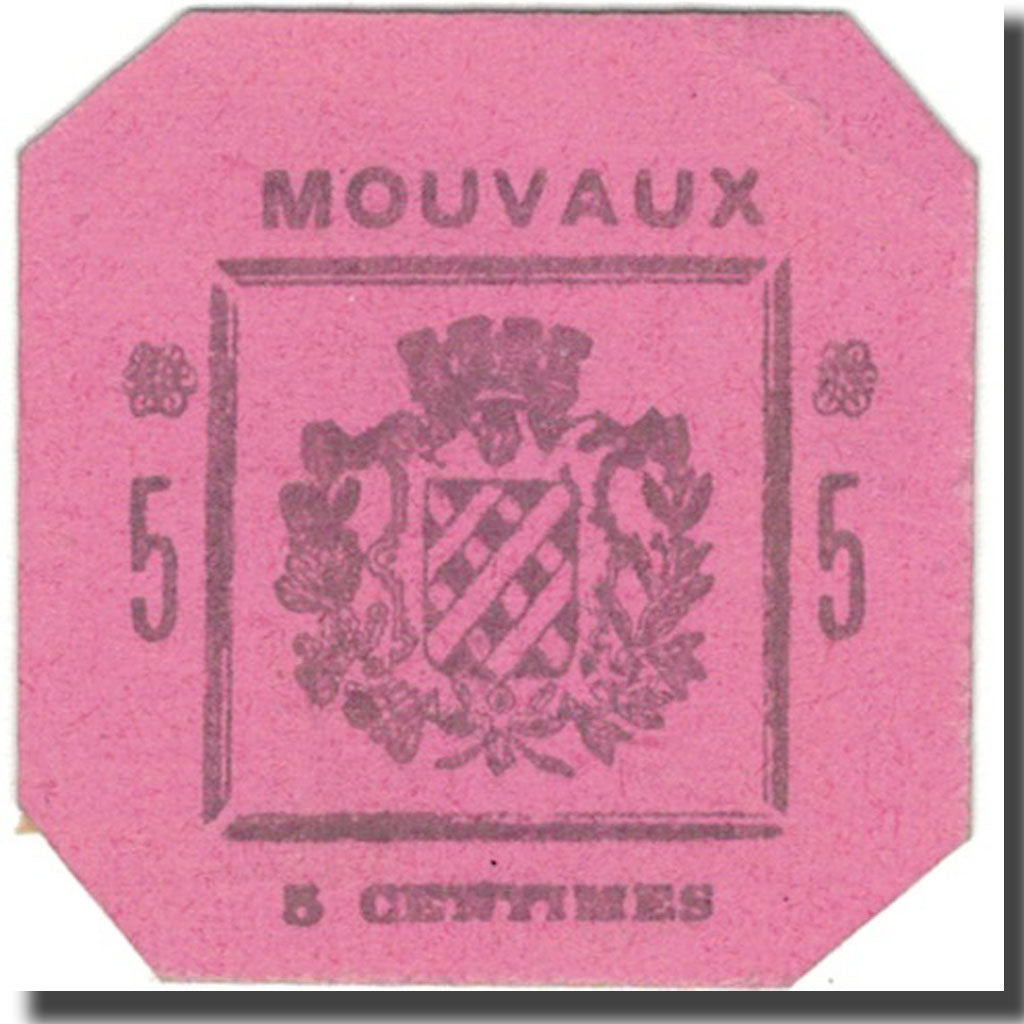 France, MOUVAUX, 5 Centimes, SUP+, Pirot:59-3091