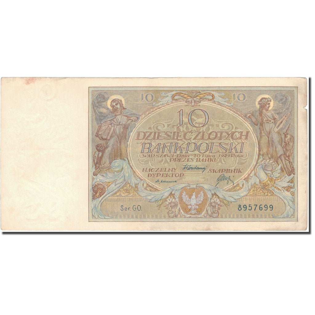 Billet, Pologne, 10 Zlotych, 1929, 1929-07-20, KM:69, TB+