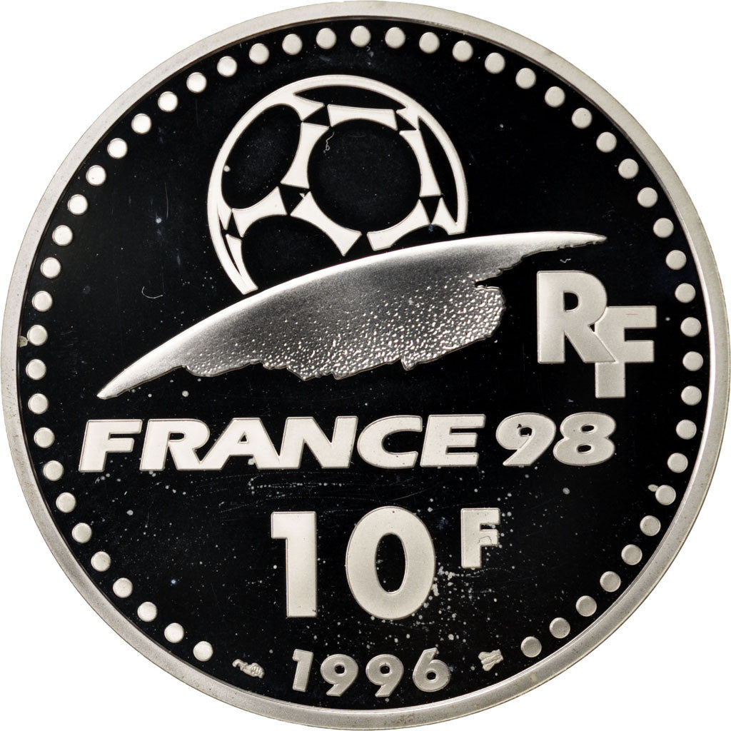 Moneta, Francia, 10 Francs, 1996, FDC, Argento, KM:1144, Gadoury:: Manque)