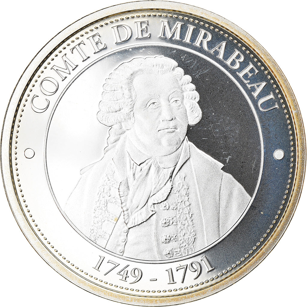 France, Medal, Révolution Française, Comte de Mirabeau, History, MS(65-70)