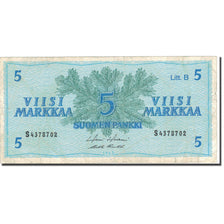 Geldschein, Finnland, 5 Markkaa, 1963, KM:106Aa, S