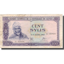 Banconote, Guinea, 100 Sylis, 1960, 1960-03-01, KM:19, MB