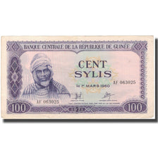 Banknote, Guinea, 100 Sylis, 1960, 1960-03-01, KM:19, VF(20-25)