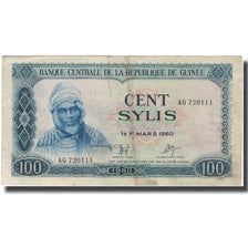 Billet, Guinea, 100 Sylis, 1960, 1960-03-01, KM:26a, TB