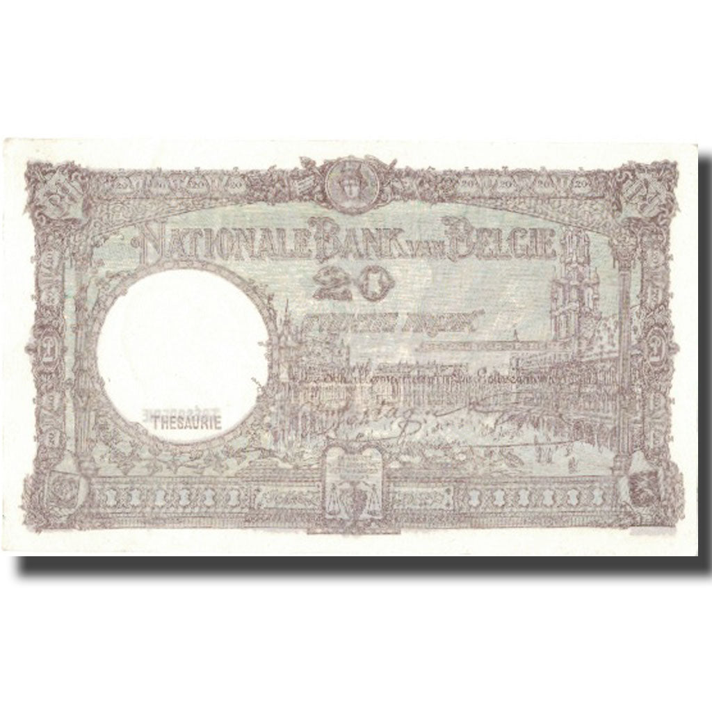 Geldschein, Belgien, 20 Francs, 1944, 1944-03-01, KM:111, SS