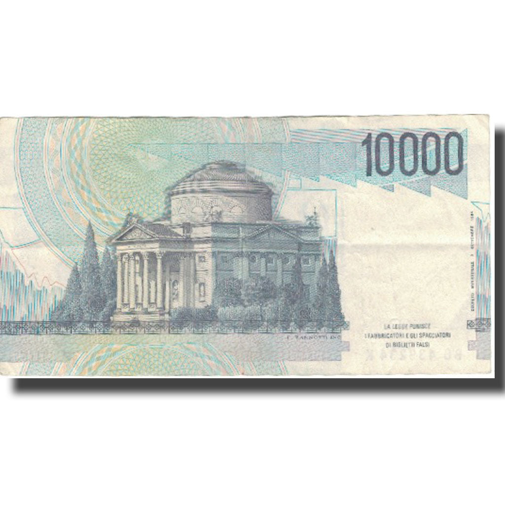 Banconote, Italia, 10,000 Lire, 1984, 1984-09-03, KM:112c, MB+