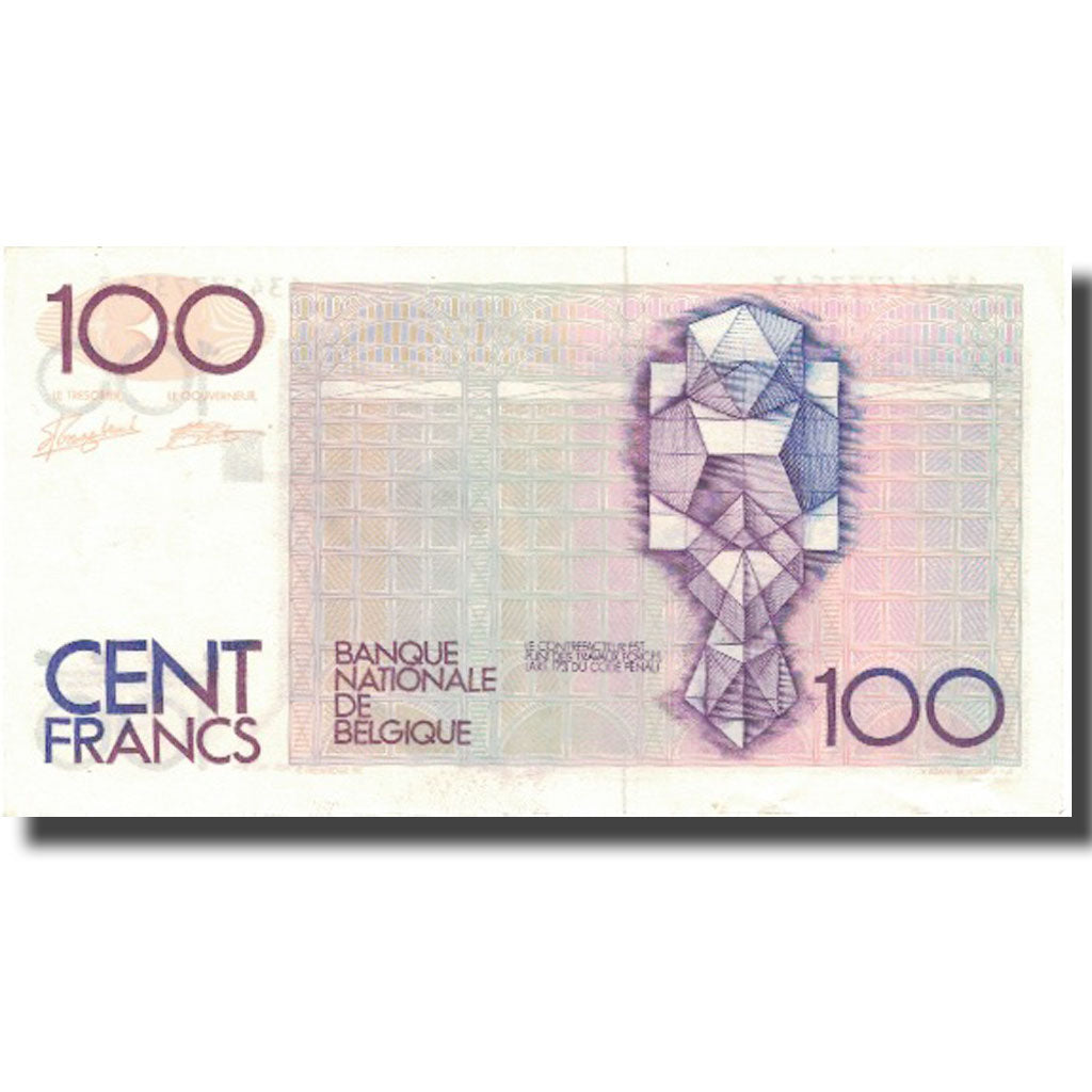 Banconote, Belgio, 100 Francs, 1982, KM:142a, SPL