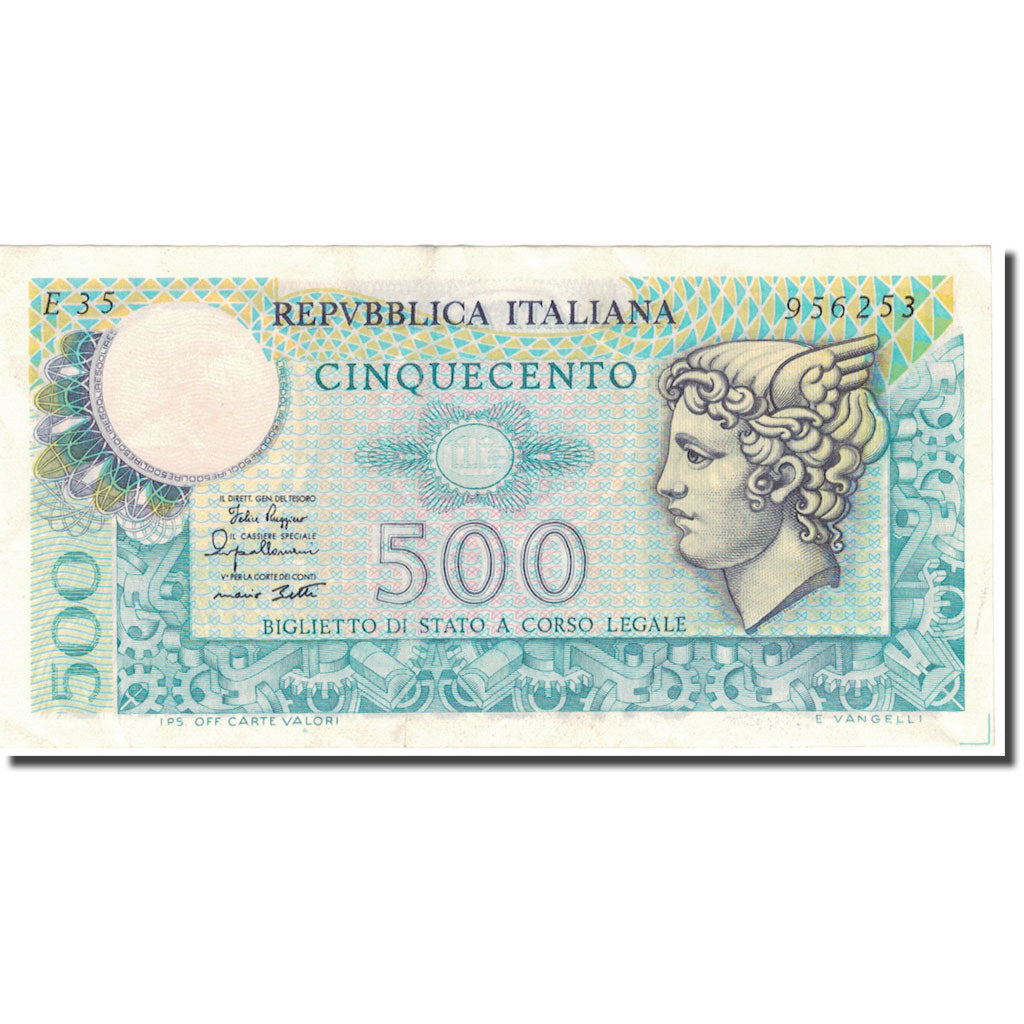 Banknote, Italy, 500 Lire, 1976, 1976-12-20, KM:94, AU(55-58)