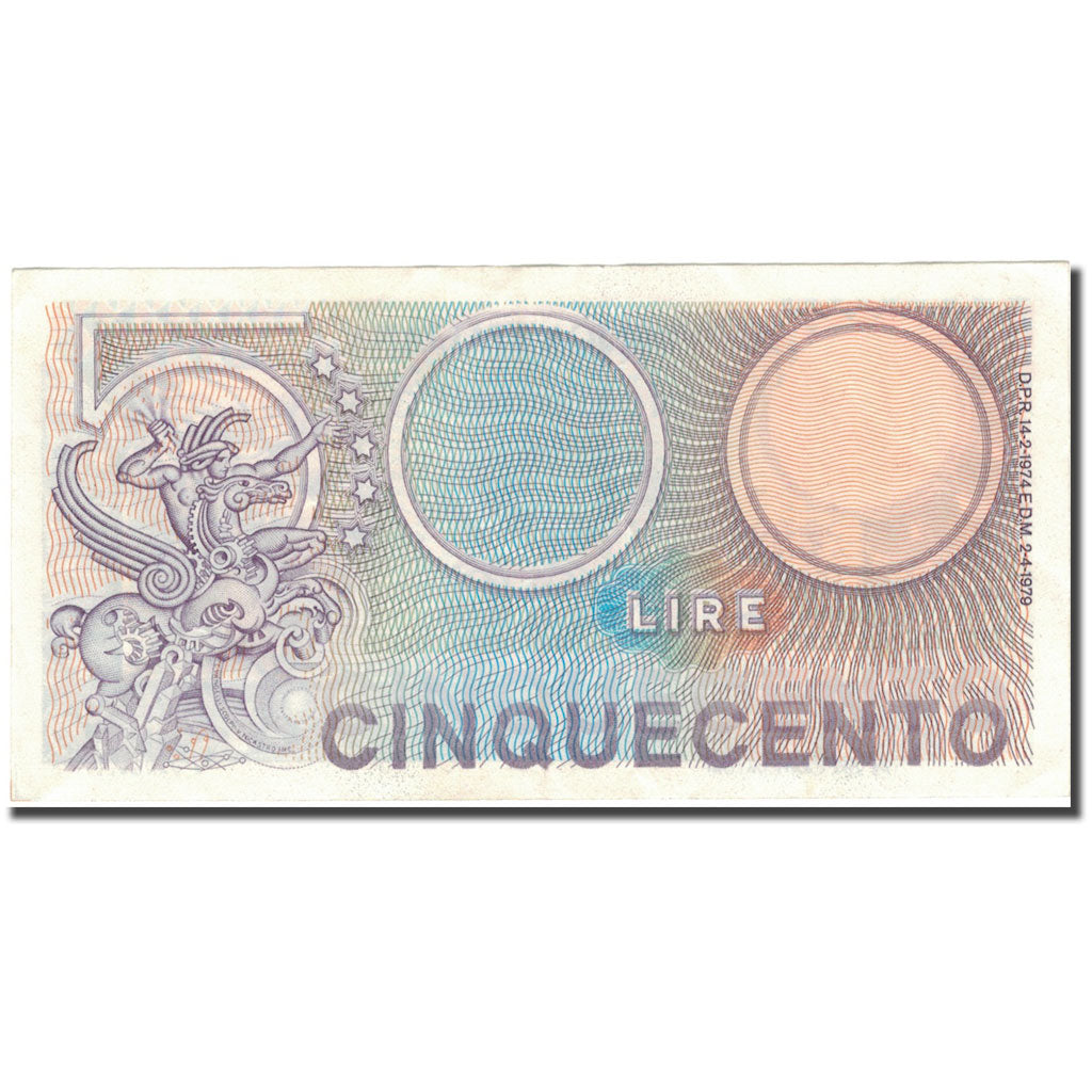 Banknote, Italy, 500 Lire, 1976, 1976-12-20, KM:94, AU(55-58)