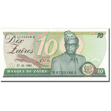 Billete, 10 Zaïres, 1985, Zaire, 1985-10-27, KM:27A, SC