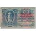 Banknote, Hungary, 20 Korona, 1913, 1913-01-02, KM:20, EF(40-45)
