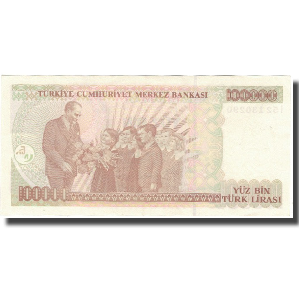 Geldschein, Türkei, 100,000 Lira, 1970, KM:205, VZ+