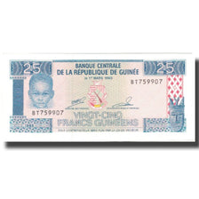 Banknote, Guinea, 25 Francs, 1960, 1960-03-01, KM:28a, UNC(65-70)