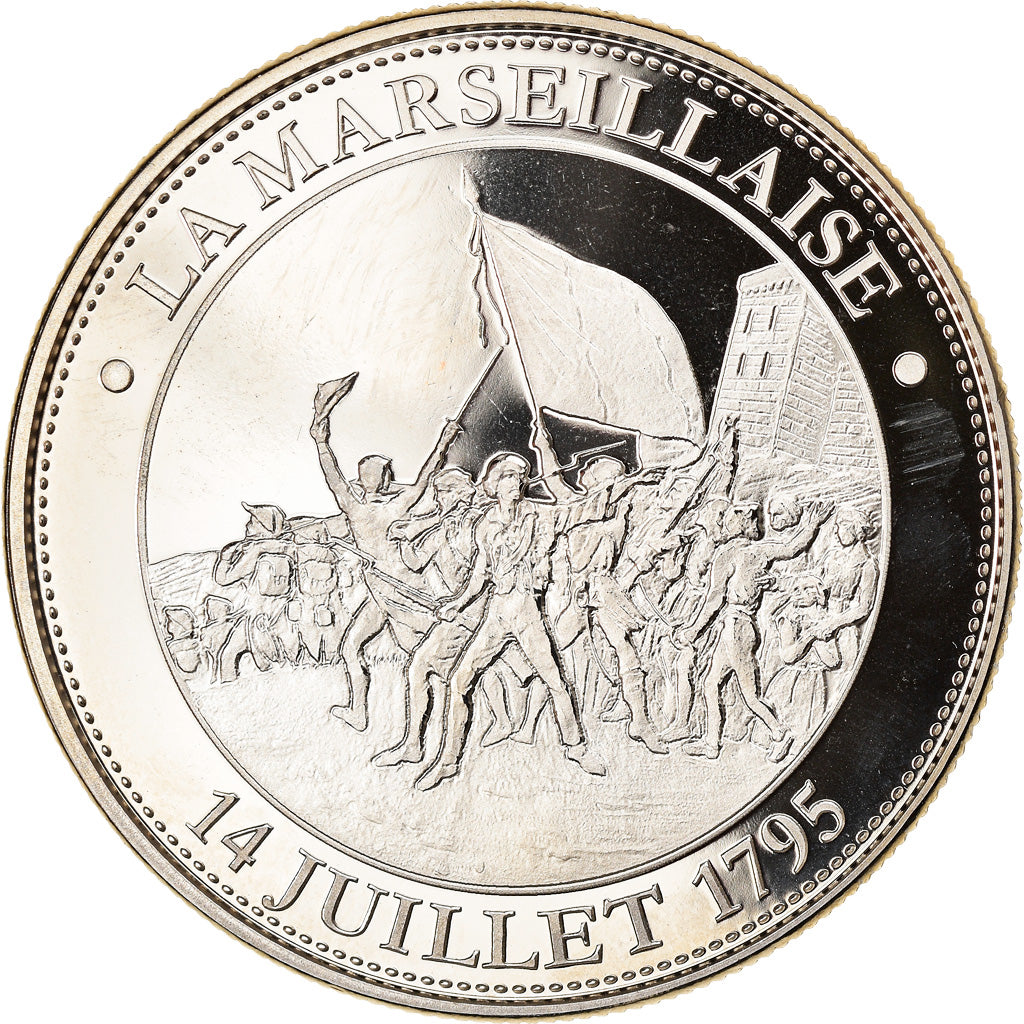France, Medal, Révolution Française, La Marseillaise, MS(65-70), Copper-nickel