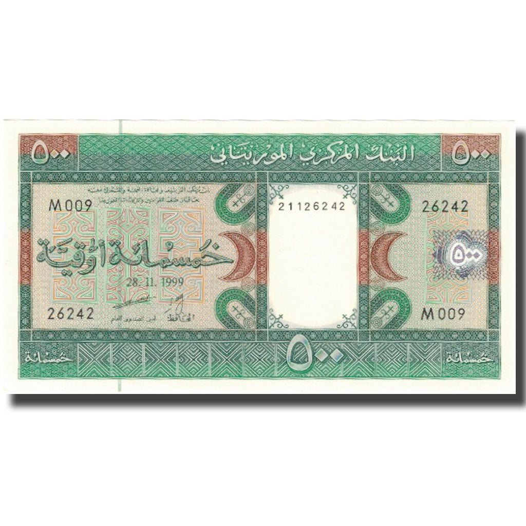 Mauritania, 500 Ouguiya, 1999-11-28, SC+