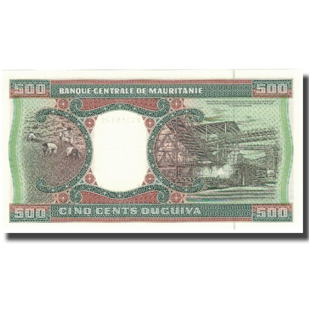Mauritania, 500 Ouguiya, 1999-11-28, SC+