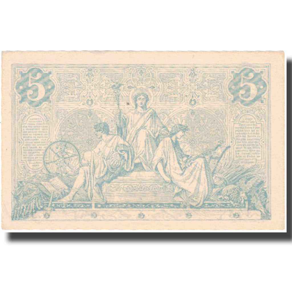 France, 5 Francs, Noir, 1873, 1873-05-01, UNC(63), Fayette:1.18, KM:60