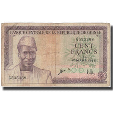Banknote, Guinea, 100 Francs, 1960, 1960-03-01, KM:13a, VF(20-25)