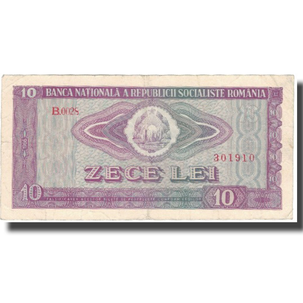 Banknote, Romania, 10 Lei, KM:94a, EF(40-45)