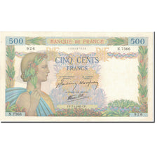 Francia, 500 Francs, La Paix, 1942-07-01, N.7566, SPL-