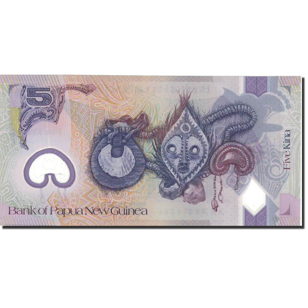 Banknote, Papua New Guinea, 5 Kina, 2010, 2010, KM:39, UNC(65-70)