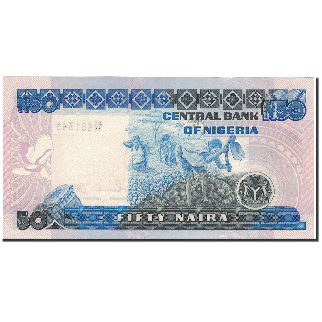 Geldschein, Nigeria, 50 Naira, 2004, 2004, KM:27e, UNZ