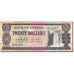 Banknot, Gujana, 20 Dollars, Undated (1966-92), KM:27, UNC(65-70)