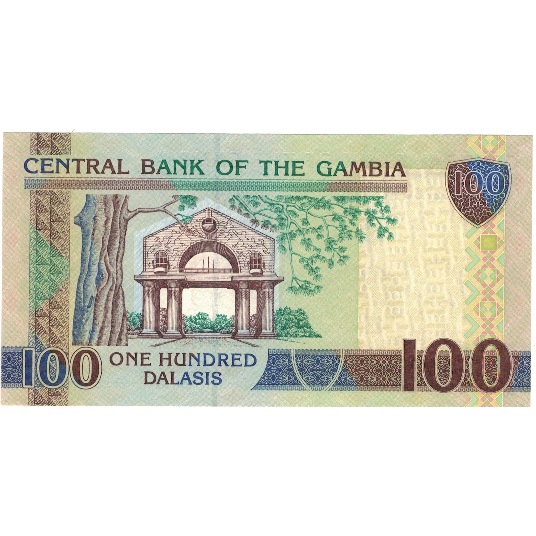 Billete, 100 Dalasis, 2013, Gambia, 2013, UNC