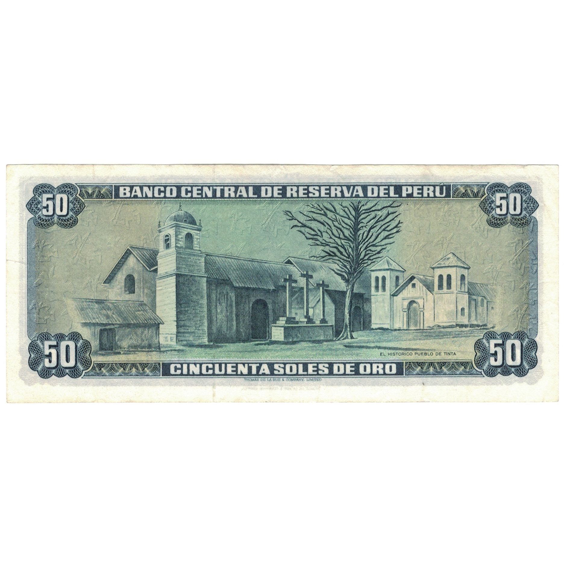 Geldschein, Peru, 50 Soles De Oro, 1973, 1973-05-24, KM:101c, VZ