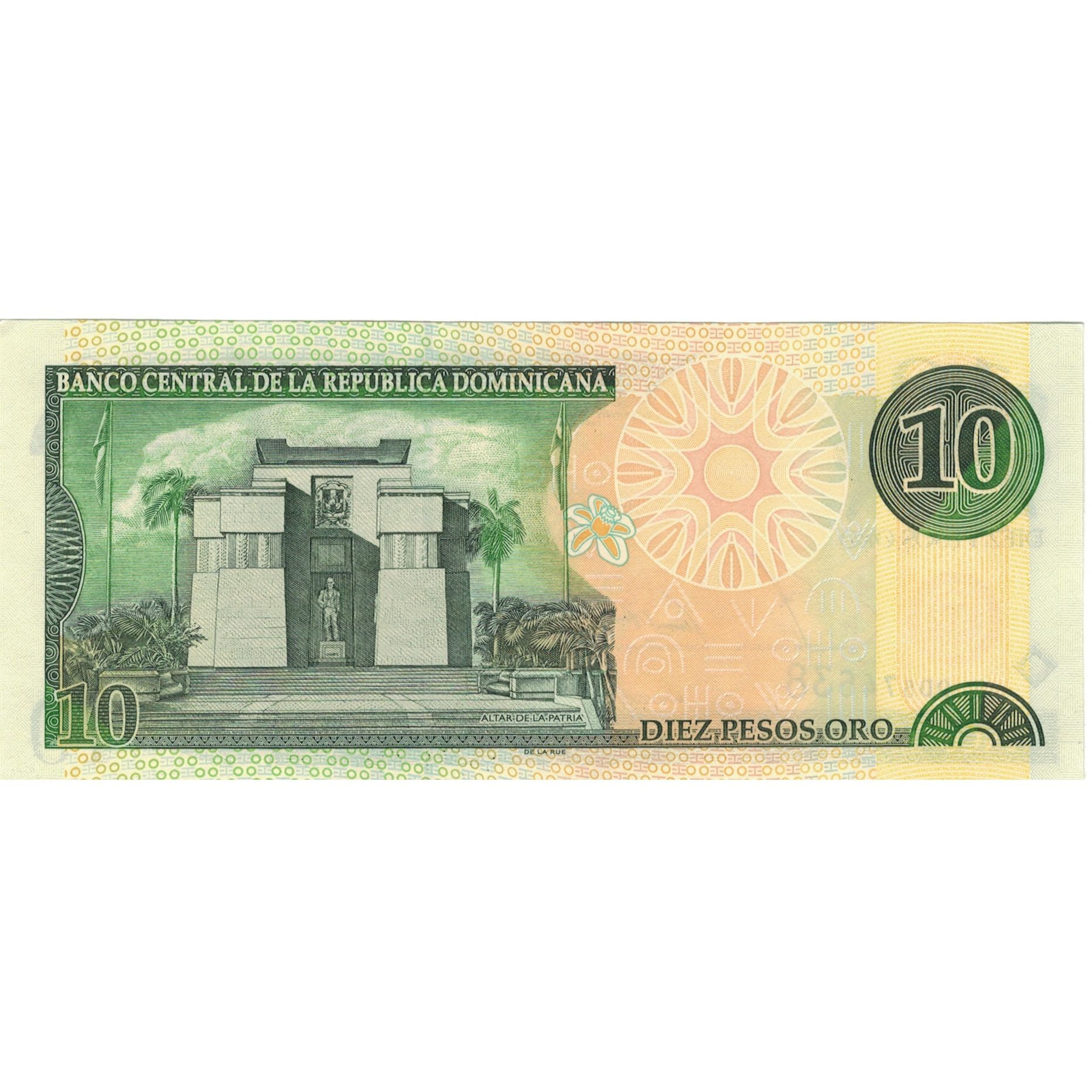 Geldschein, Dominican Republic, 10 Pesos Oro, 2001, 2001, KM:168a, UNZ-