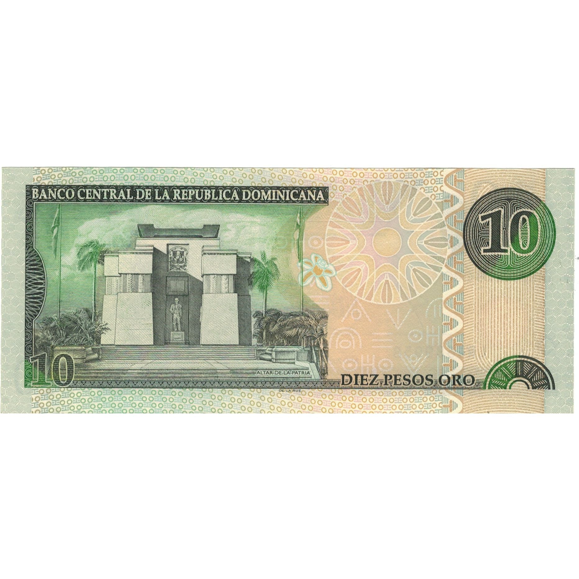 Banknote, Dominican Republic, 10 Pesos Oro, 2003, KM:159a, UNC(63)