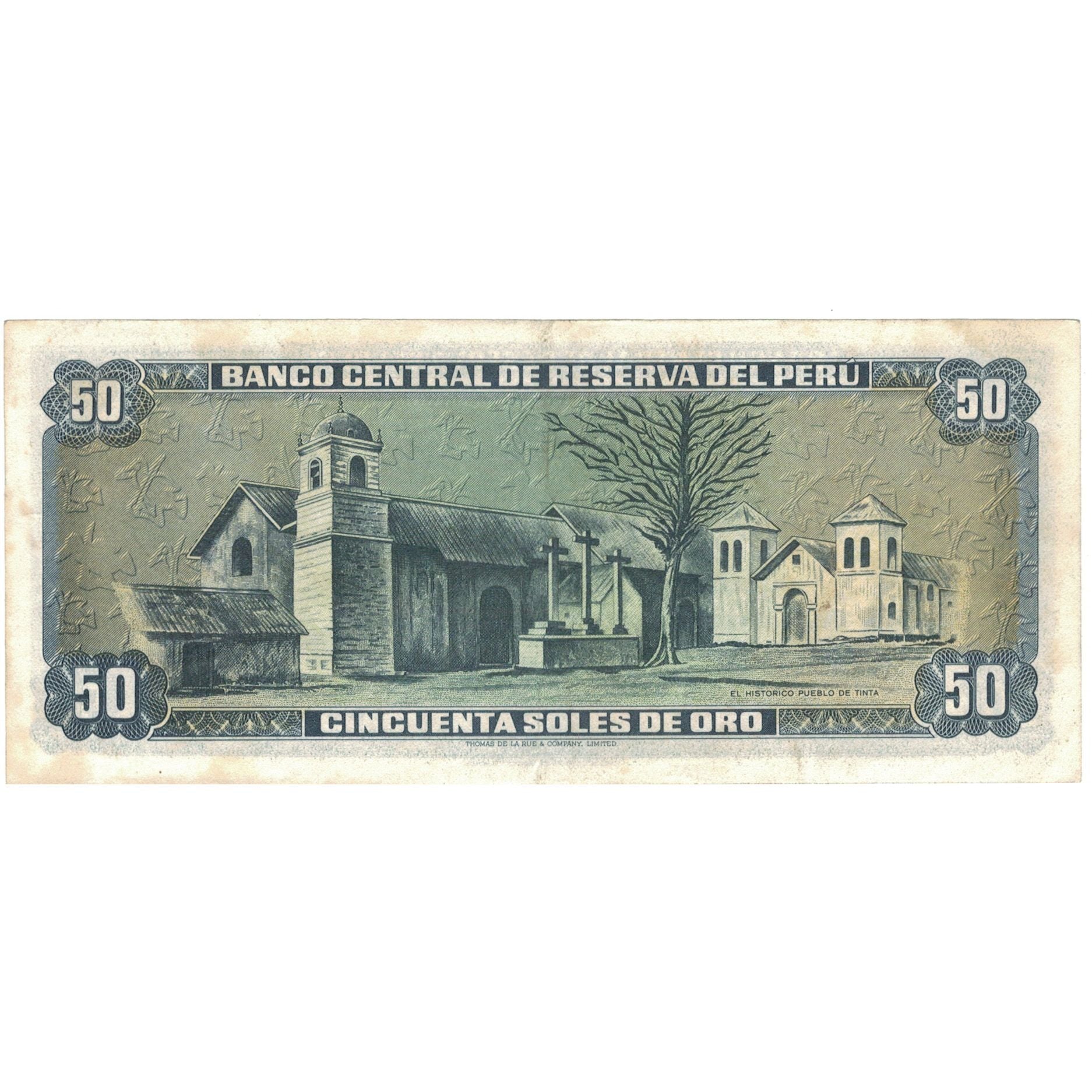 Banknote, Peru, 50 Soles De Oro, 1977, 1977-12-15, KM:113, UNC(64)