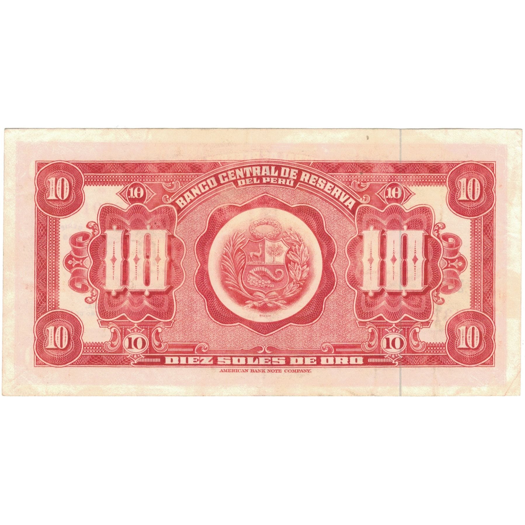 Banknote, Peru, 10 Soles De Oro, 1965, 1965-02-26, KM:88, VF(30-35)