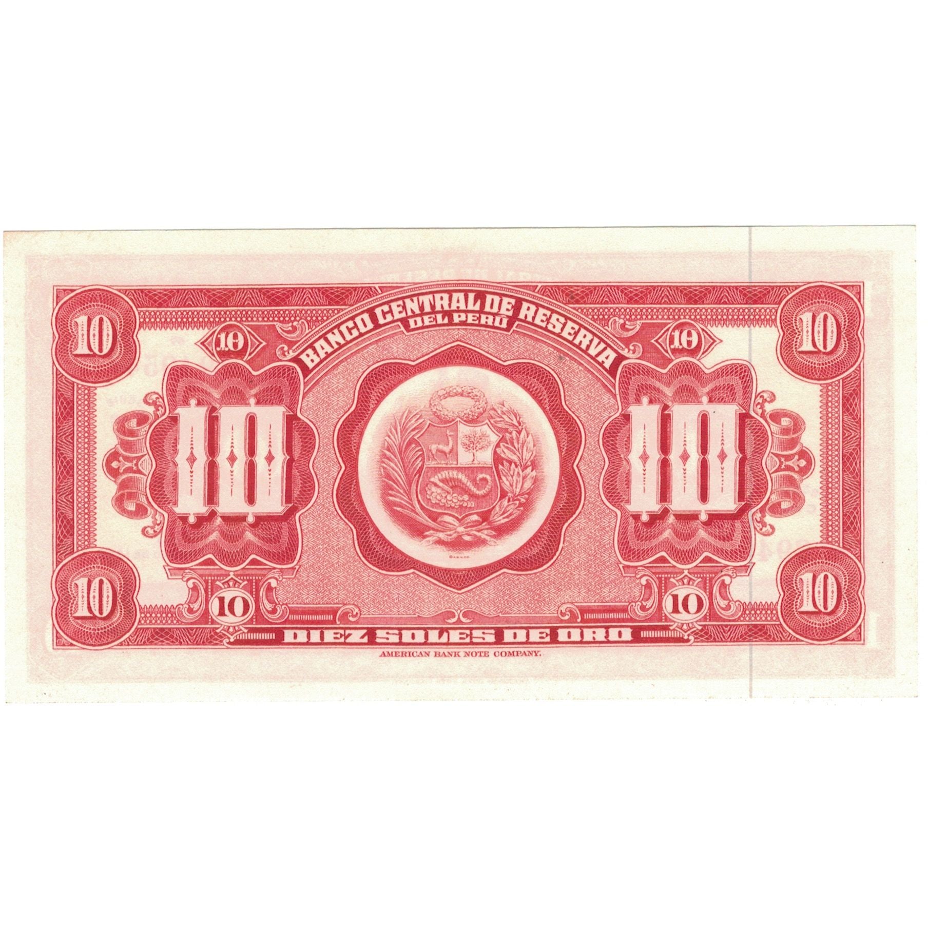 Banknote, Peru, 10 Soles De Oro, 1965, 1965-02-26, KM:88, UNC(63)
