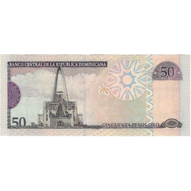 Geldschein, Dominican Republic, 50 Pesos Oro, 2006, 2006, KM:176a, UNZ-