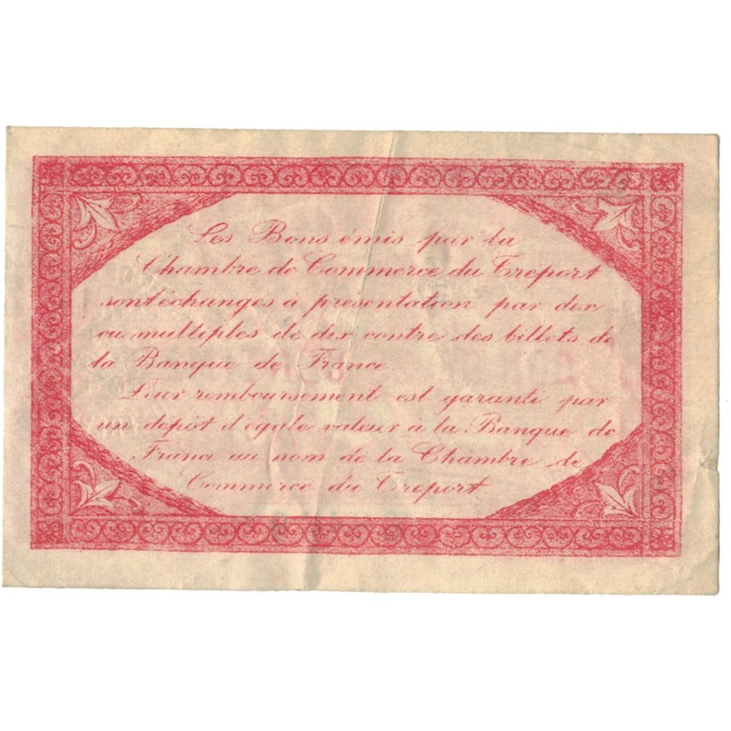 Banknot, Francja, Le Tréport, 25 Centimes, 1916, EF(40-45), Pirot:71-23