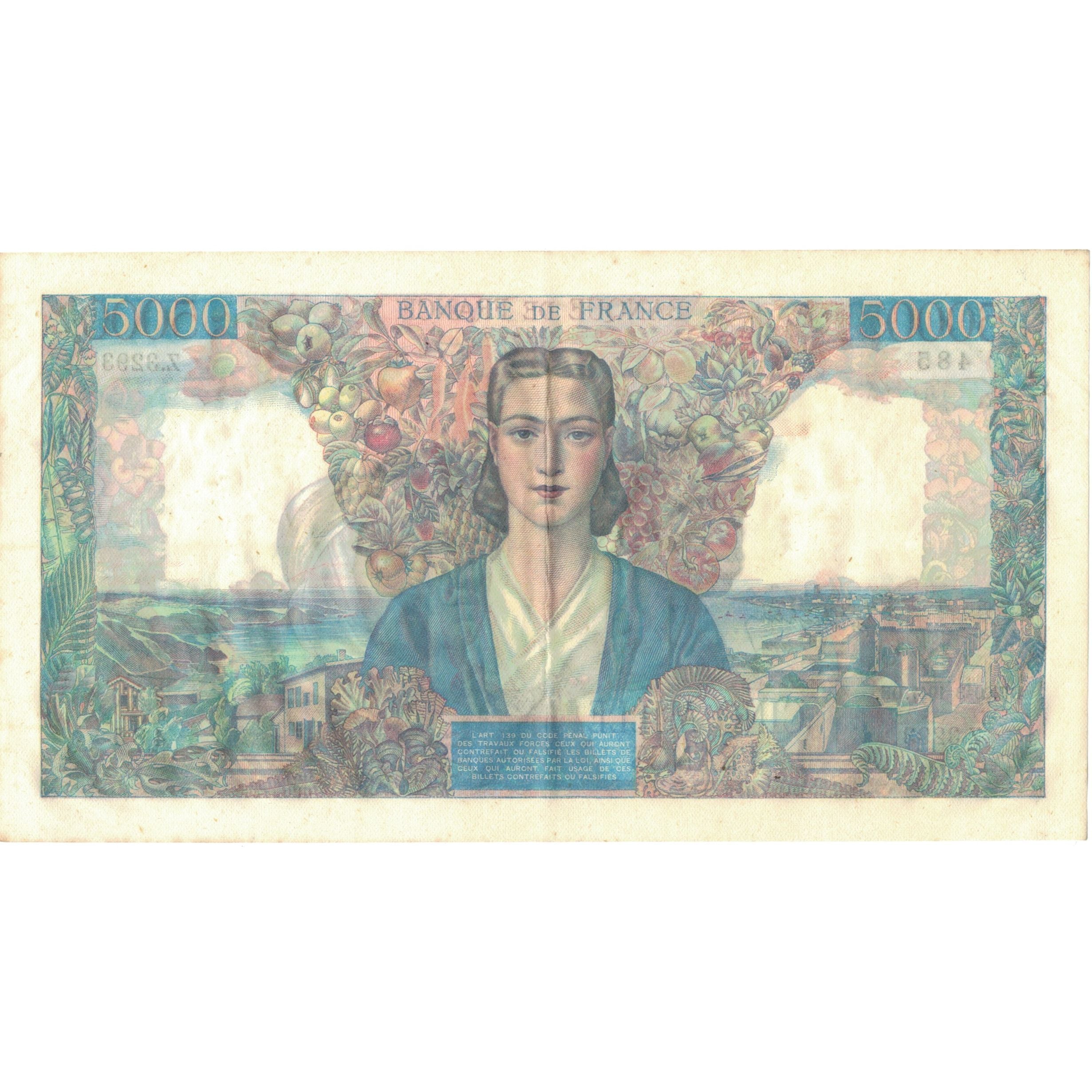 Francia, 5000 Francs, Empire Français, 1947, Z.3293485, SPL, Fayette:47.59