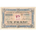 France, Troyes, 1 Franc, 1918, Chambre de Commerce, UNC(60-62), Pirot:124-10