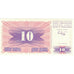 Banknote, Bosnia - Herzegovina, 10 Dinara, 1992, 1992-07-01, KM:10a, UNC(65-70)